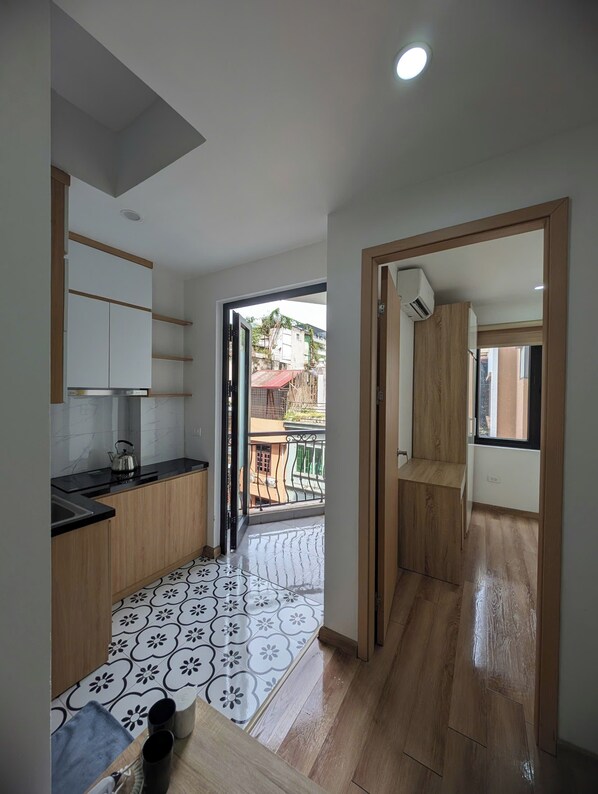 Deluxe Apartment, City View | 1 bedroom, minibar, soundproofing, free WiFi