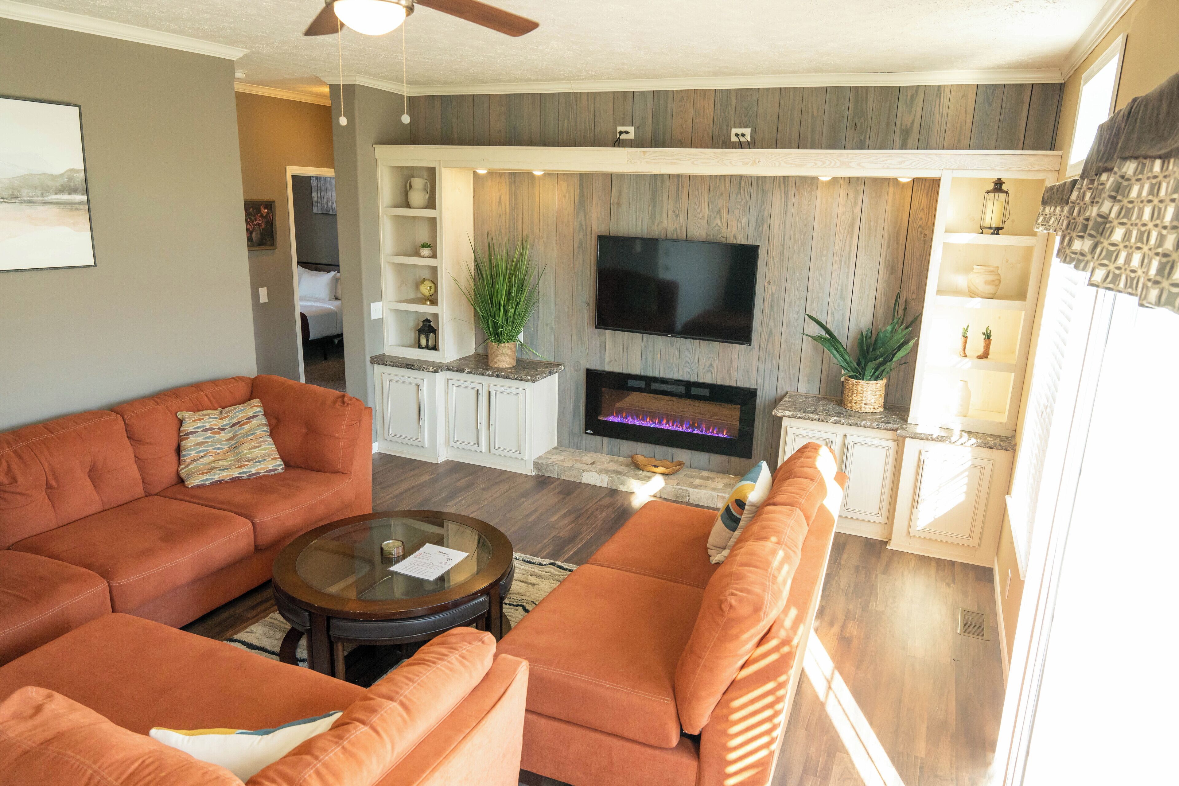 智能电视、壁炉