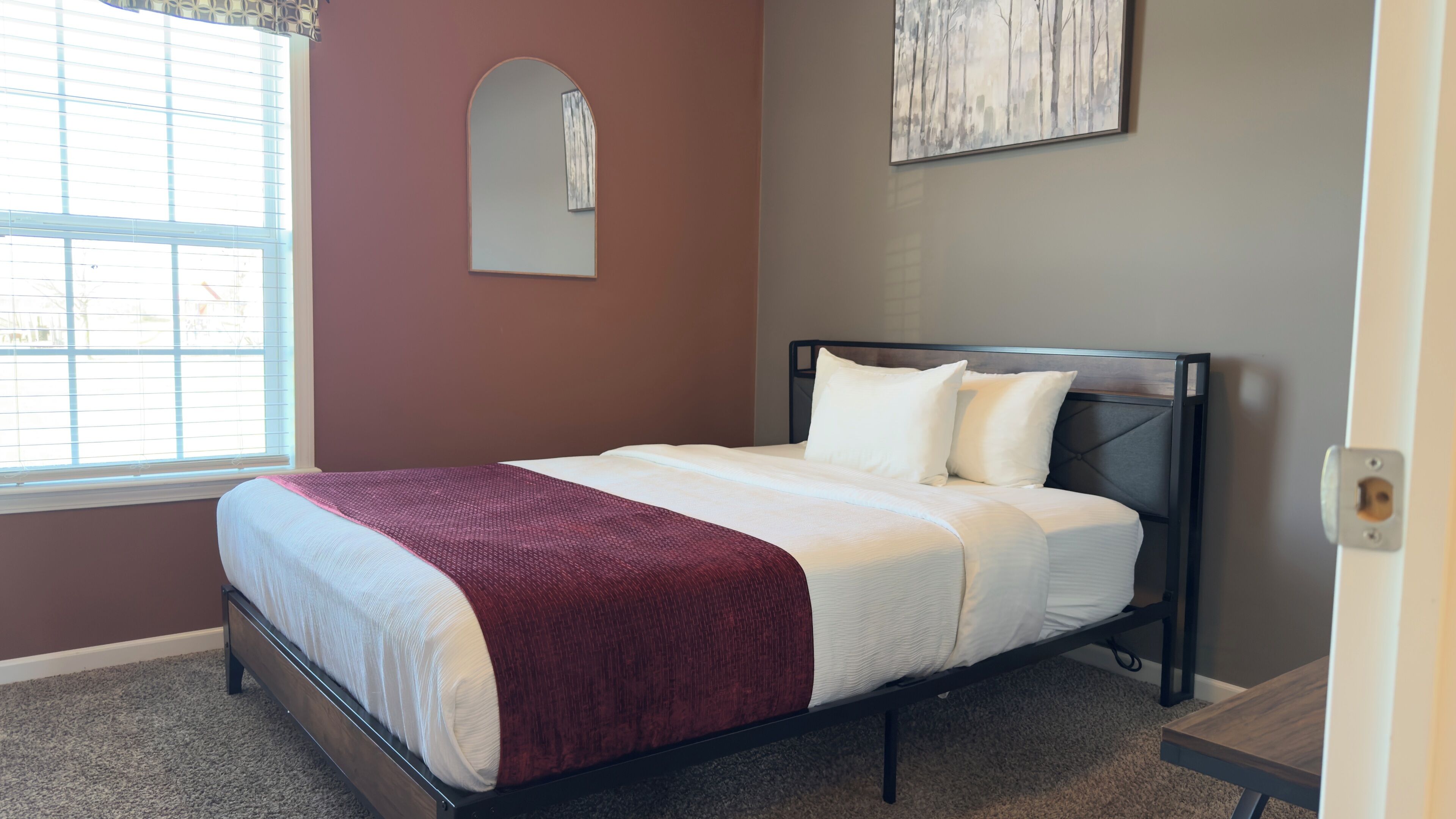 2 soveværelser, skrivebord, strygejern/strygebræt, Wi-Fi