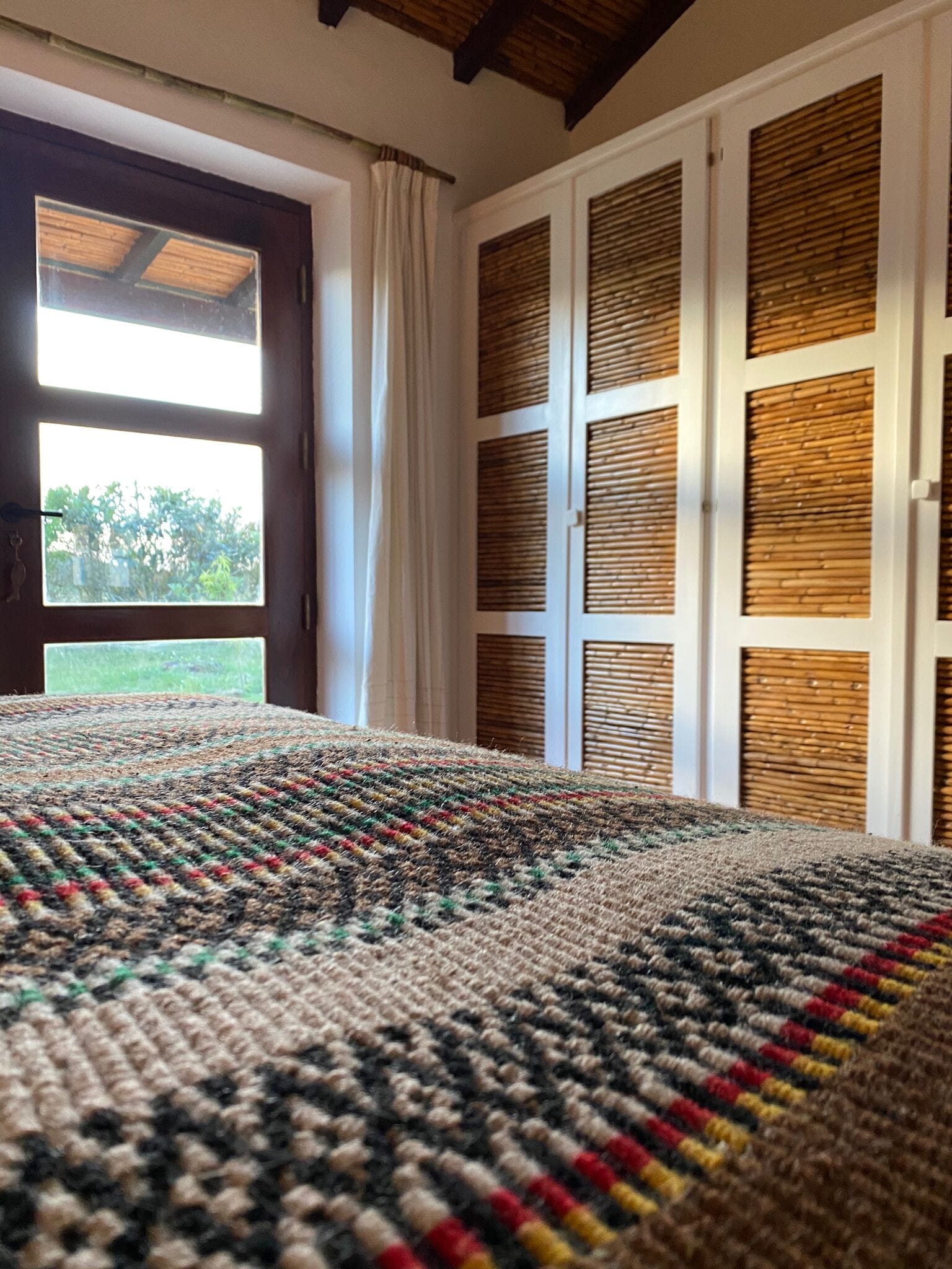 Down comforters, travel crib, free WiFi, bed sheets