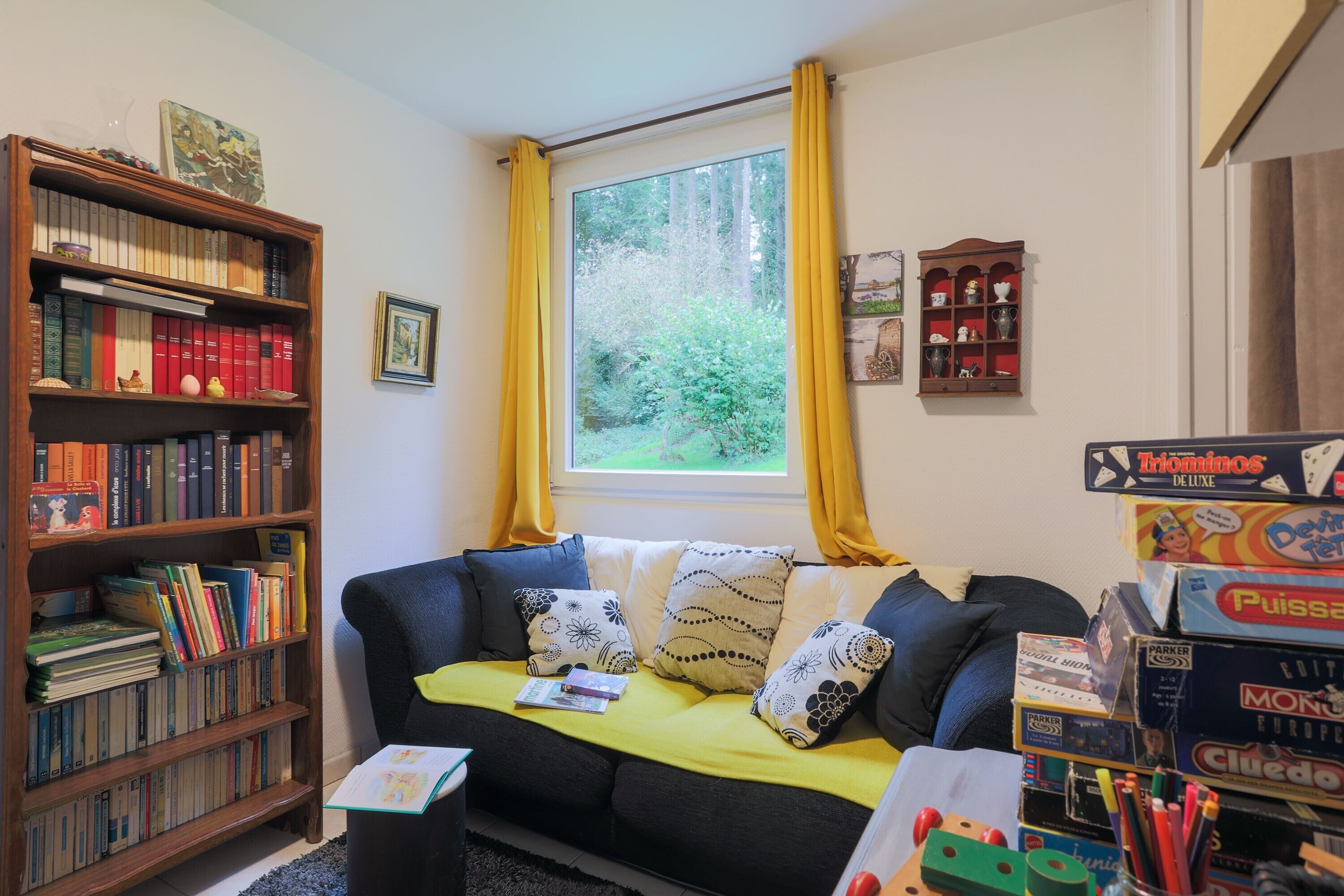 TV, fireplace, ping pong