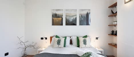 1 habitación, tabla de planchar con plancha, wifi gratis y ropa de cama