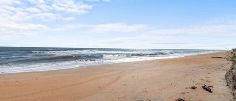 On the beach