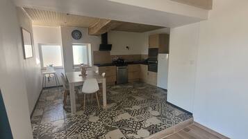 Standard House, Balcony, Hill View | Private kitchen | Electric kettle, highchair