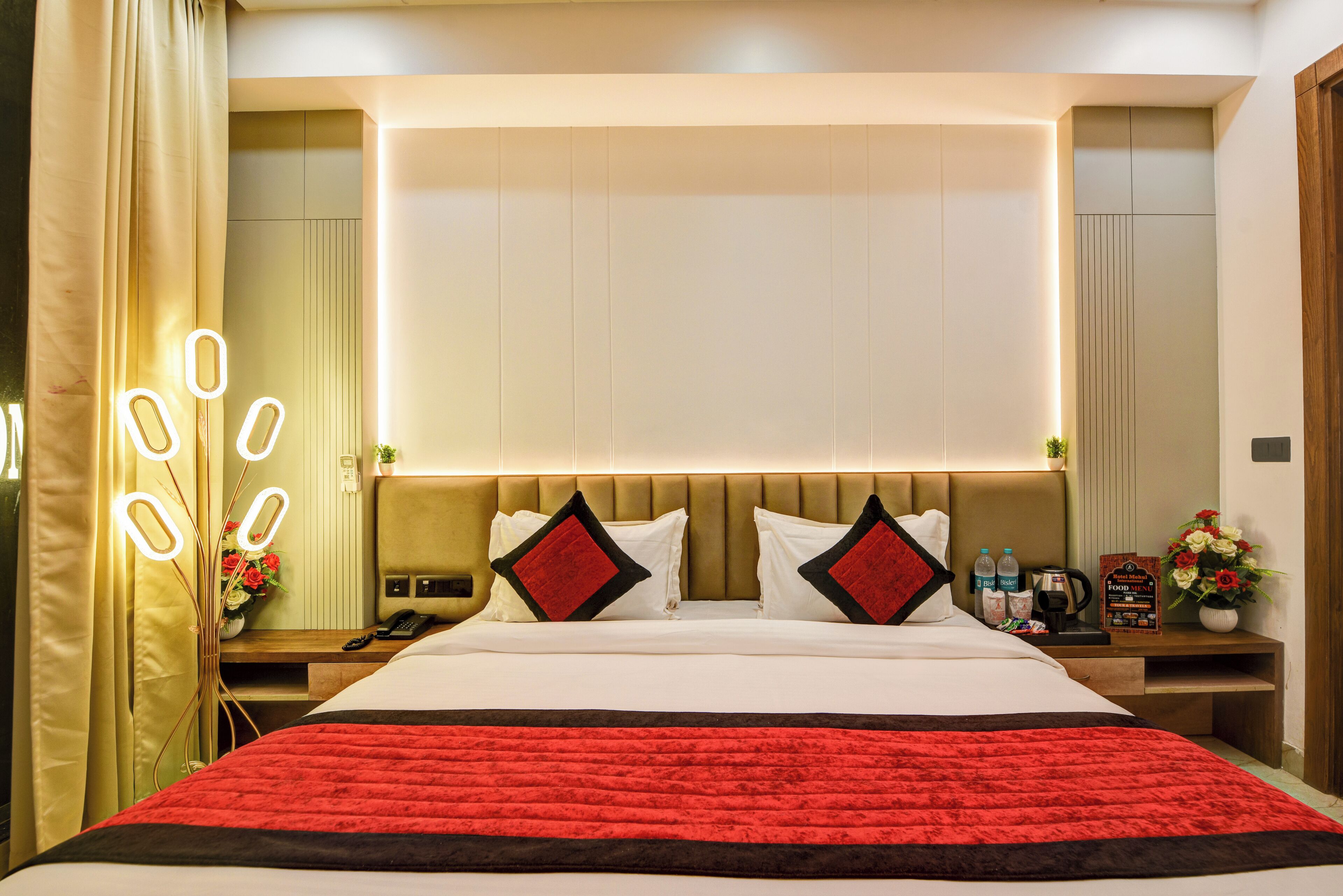 Primer Room_with One way airport transfers | Premium bedding, down comforters, memory foam beds, desk