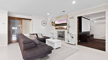 Smart TV, fireplace, offices
