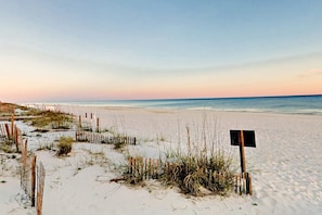 On the beach