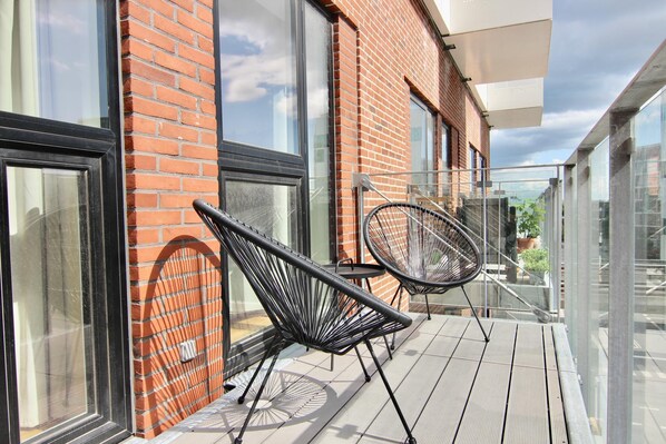 Terrace/patio - 2-BR apartment with a balcony in Ørestaden - 167 (Copenhagen)