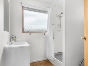 Shower, hair dryer