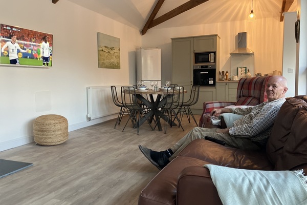 Living and dining area