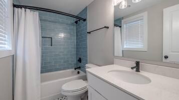 Hair dryer, towels