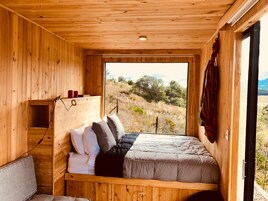 Cabin, 1 Queen Bed, Lagoon View, Mountainside | Laptop workspace, free WiFi