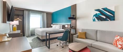 Suite, 1 King-Bett und Schlafsofa, Nichtraucher