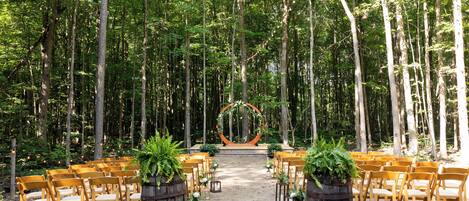 屋外結婚式場