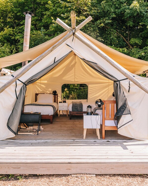 Familie tent | 1 slaapkamer