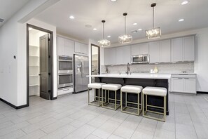 Fridge, microwave, oven, stovetop - Estrella Mountain 5 Bdrm w/Views, Pool, and Games! (Goodyear)