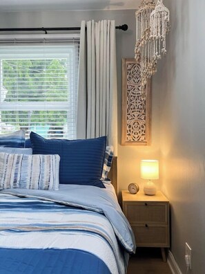 2 bedrooms, desk, iron/ironing board, free WiFi