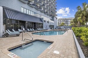 Indoor pool, a heated pool