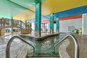 Indoor pool, a heated pool