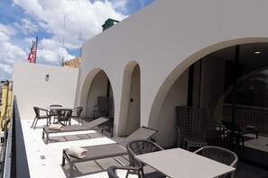 Terrasse sur le toit