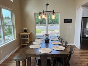 Dining - Newly built Luxury Mountain Chalet home offering spacious & comfortable living! (Hazle Township)