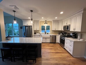 Private kitchen - Newly built Luxury Mountain Chalet home offering spacious & comfortable living! (Hazle Township)
