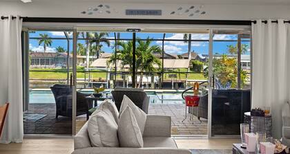 Villa Paradise Cove - NEW LISTING! Elec-Heated Pool w/spa on Gulf Access w/ dock - SWFL Rentals