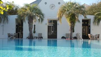 Indoor pool, a heated pool