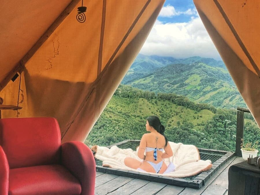 Panoramic Tent, Balcony, Mountain View
