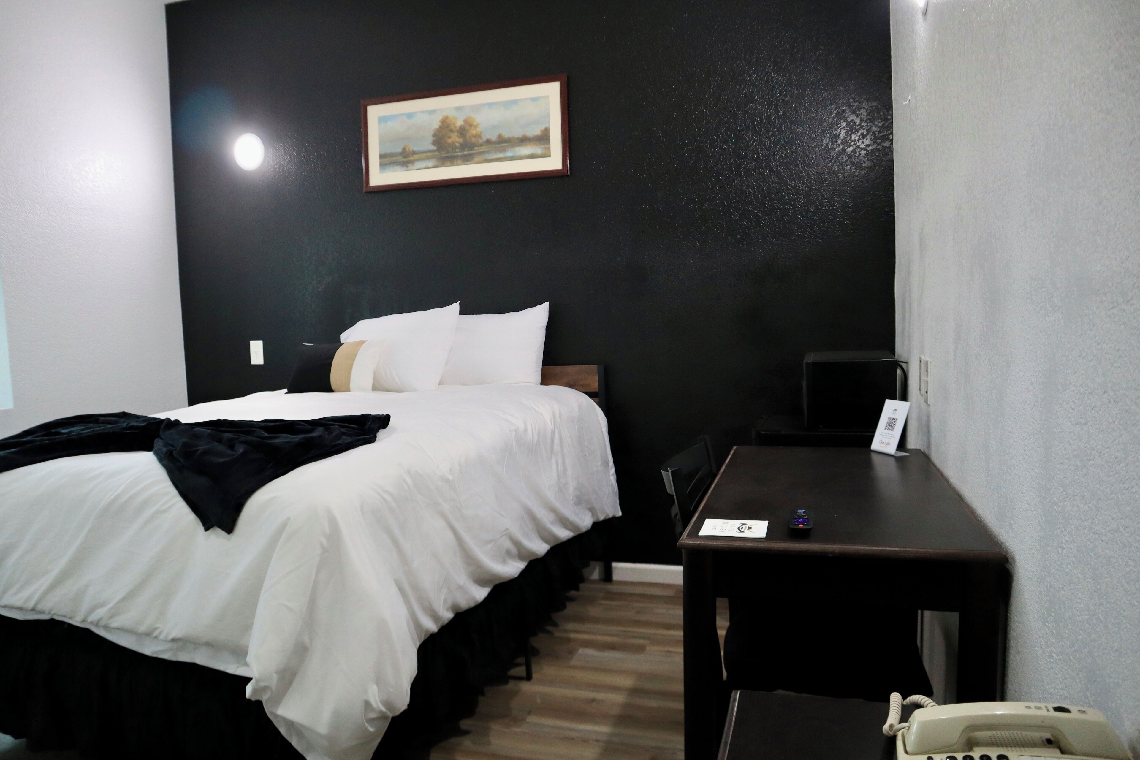 Desk, iron/ironing board