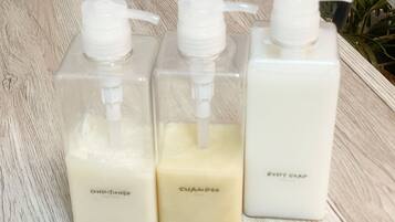 Basic Double Room | Bathroom | Combined shower/tub, hair dryer, towels, shampoo