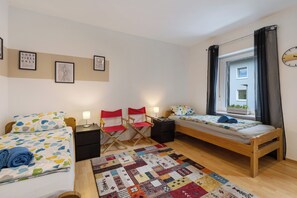 2 habitaciones, wifi gratis y ropa de cama 