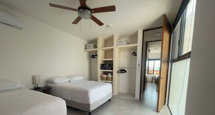Spacious private Villa El Capitán in Chixulub Puerto moments from the beach