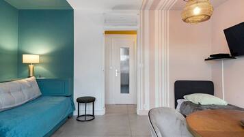 1 chambre, fer et planche Ă repasser, Wi-Fi gratuit, draps fournis