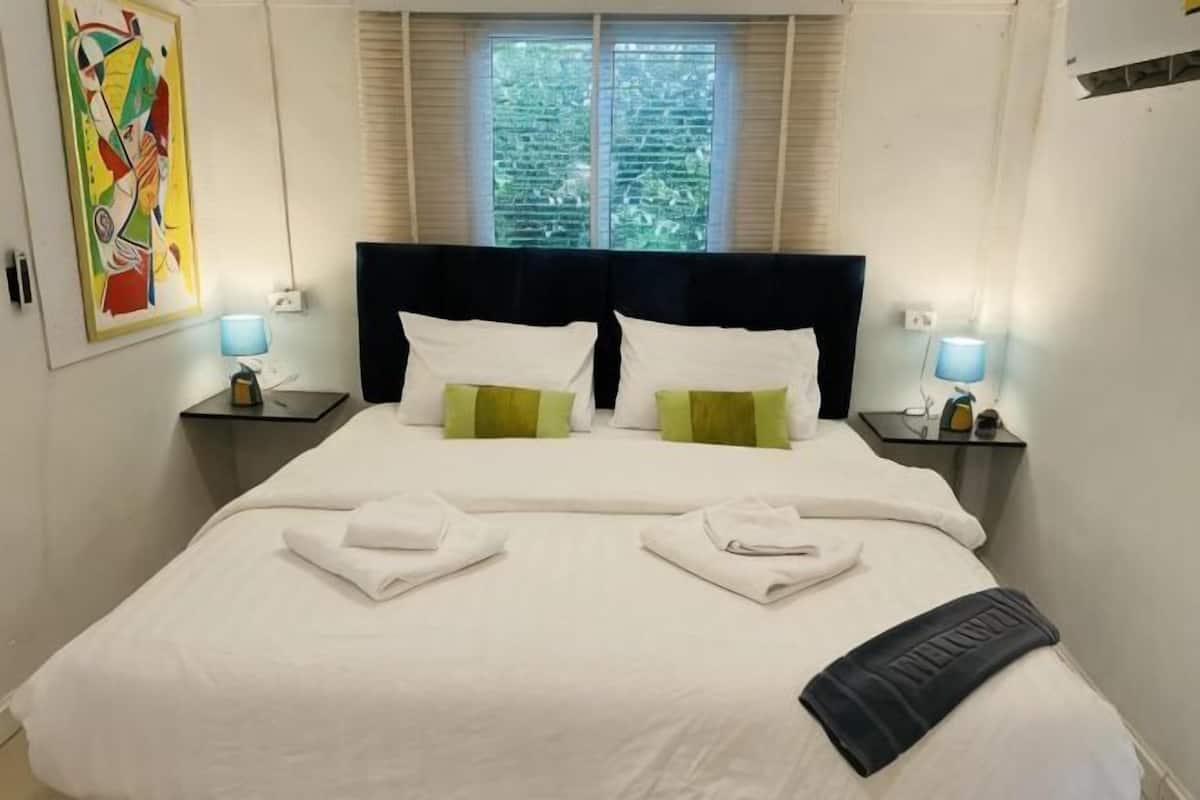 In-room safe, blackout curtains, iron/ironing board (on request)