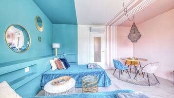 1 chambre, fer et planche Ă repasser, Wi-Fi gratuit, draps fournis