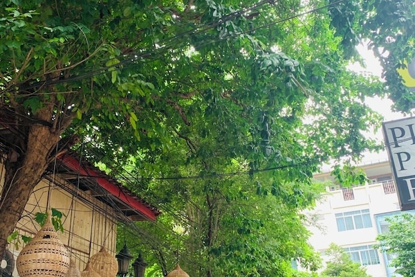 Uitzicht vanuit accommodatie