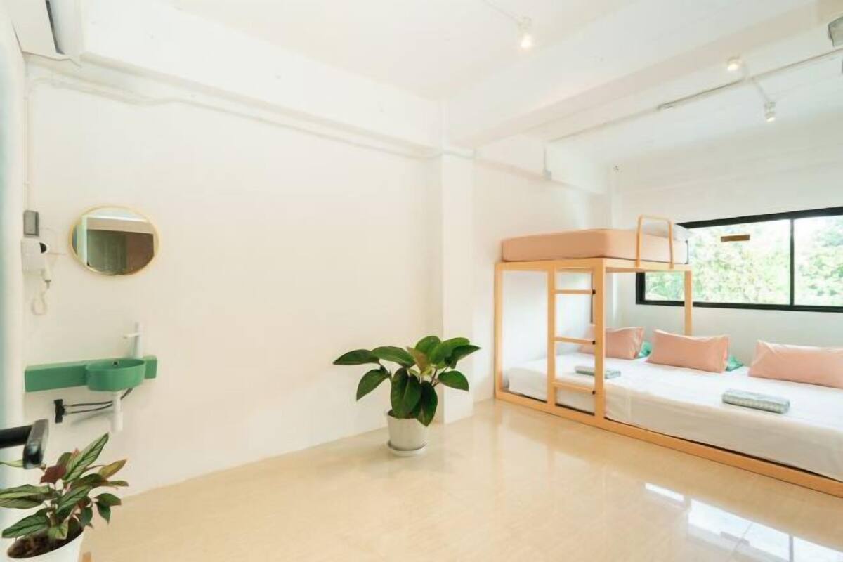 Desk, soundproofing, bed sheets