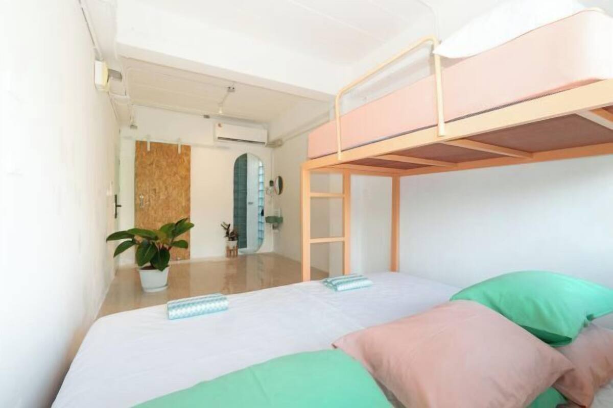 Desk, soundproofing, bed sheets