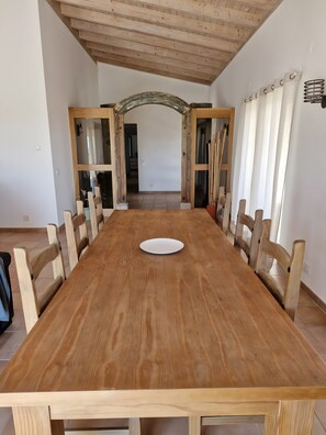 Dining - Apartment 'Flor Do Rosto I' with Lake View, Shared Pool and Wi-Fi Access (Odemira)