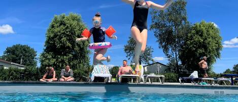 Una piscina riscaldata