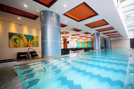 Indoor pool. UPad Hotel