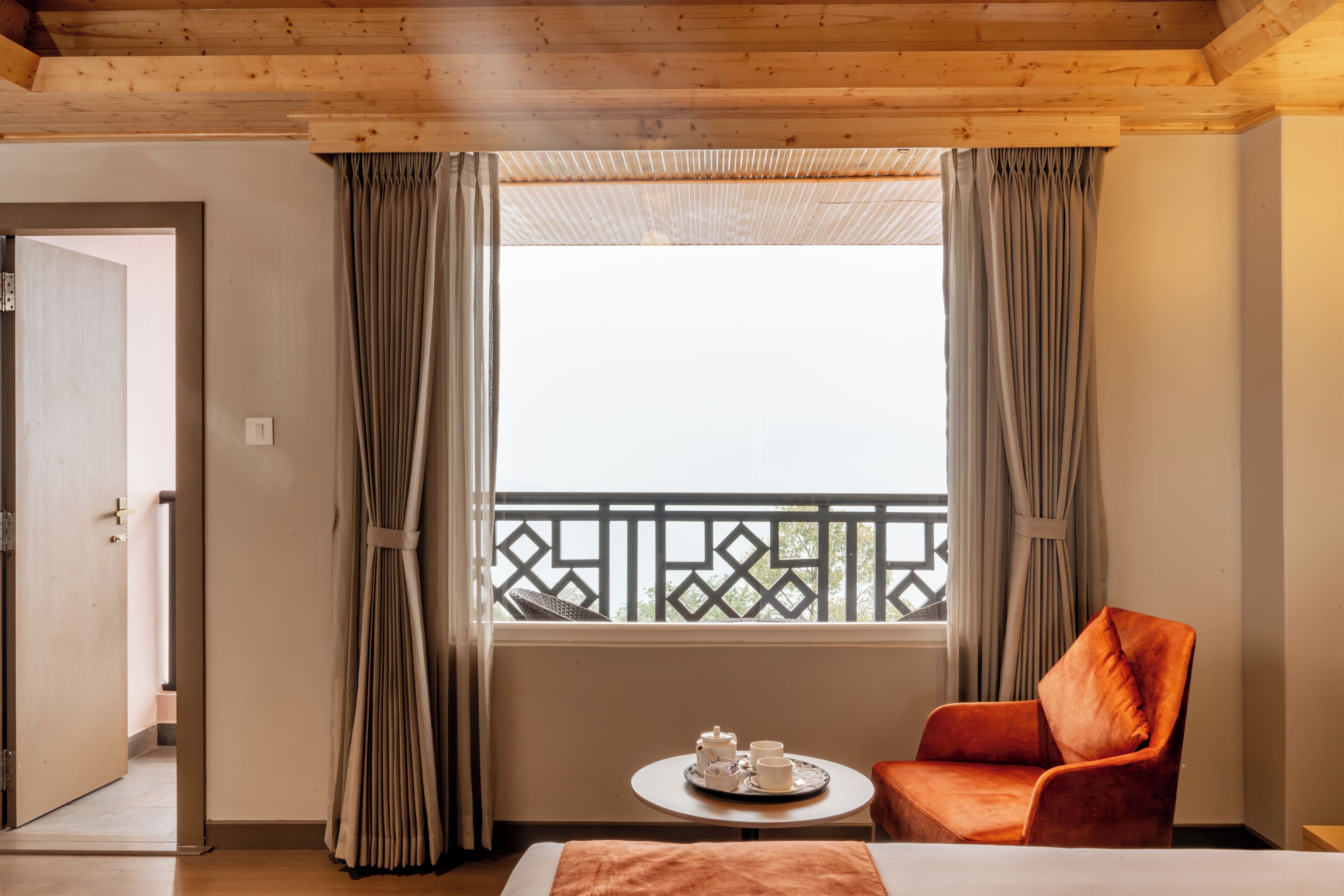 奢華雙人房, 陽台, 山景 | 陽台