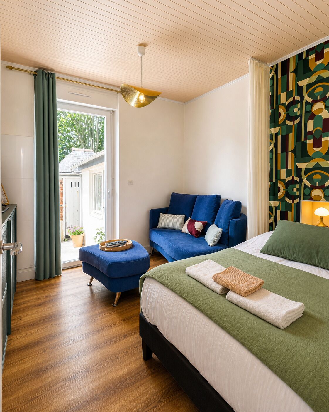 1 chambre, Wi-Fi gratuit, draps fournis