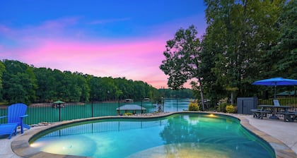 Sleeps 20! Lakefront + Private Dock + Pool | Whitetail Cove By AvantStay