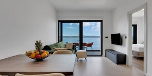 Living area - Villa LiTo - Apt 2. balcony & seaview (Brela)