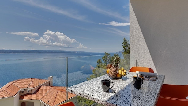 Terrace/patio - Villa LiTo - Apt 3. Two bedroom sea view (Brela)