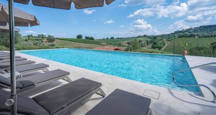 Coratina Gorgeous Apartment With Pool Montaione Toscana