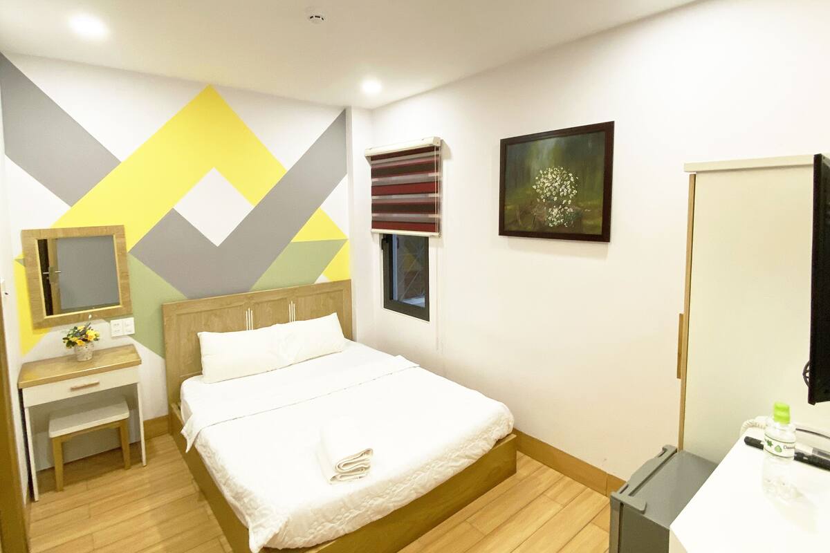 ห้องดับเบิล | ผ้าม่านกันแสง, ห้องเก็บเสียง, เตารีด/โต๊ะรีดผ้า, Wi-Fi ฟรี