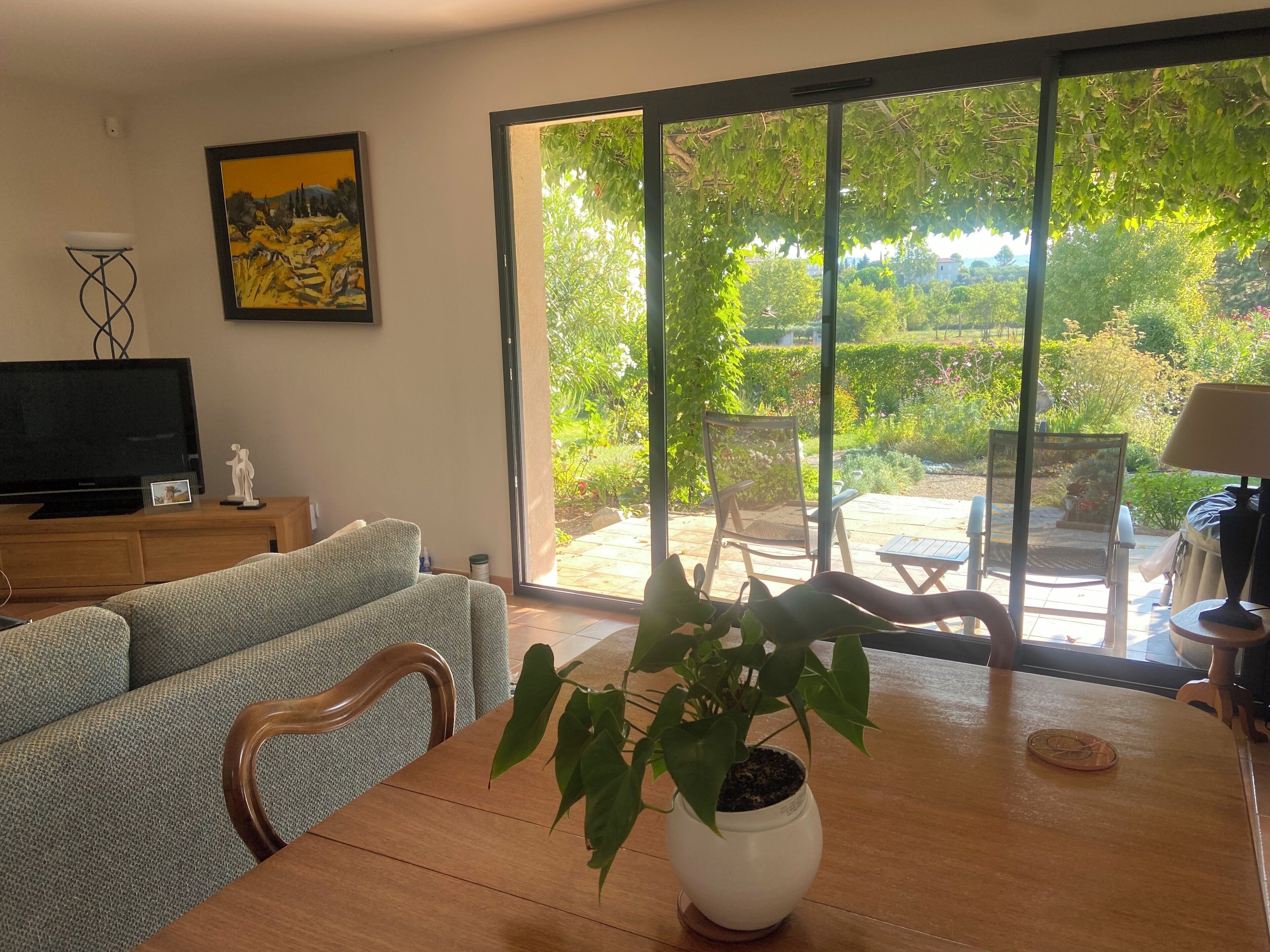 TV connectée, cheminée